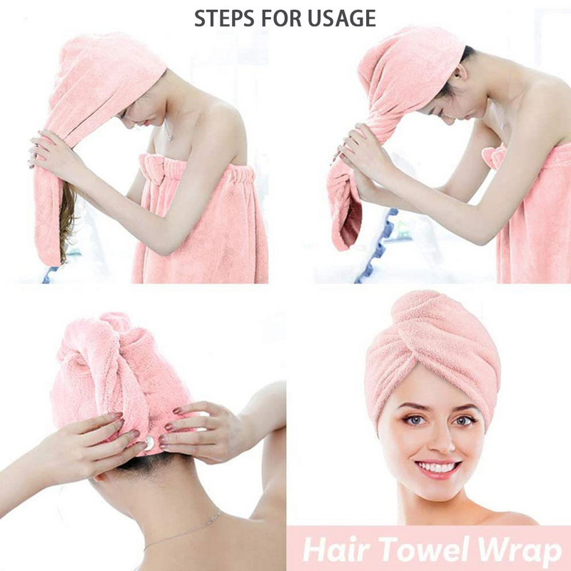 Száraz hajsapka zuhany hajszárító pakolás sapka haj gyorsan száradó sapka szuper nedvszívó háromszög sapka törlő hajtörlő eszköz