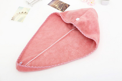 Női száraz hajtörölköző Mikroszálas egyszínű, gyorsan száradó, erős vízelnyelő hajszárító sapka zuhanyfejtörölköző