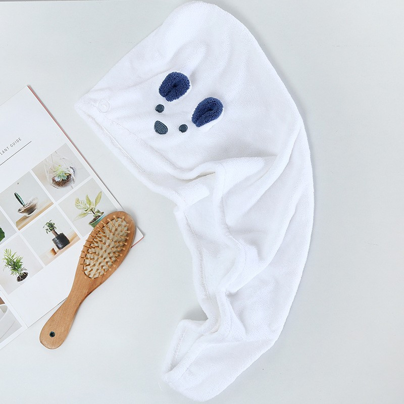 Mikropluošto plaukų džiovinimo įklotas po dušo Moteriškas rankšluostis greitai išdžiūstantiems plaukams kepuraitė, turbano galvos apdangalas, moteriškas mergaičių maudymosi įrankis