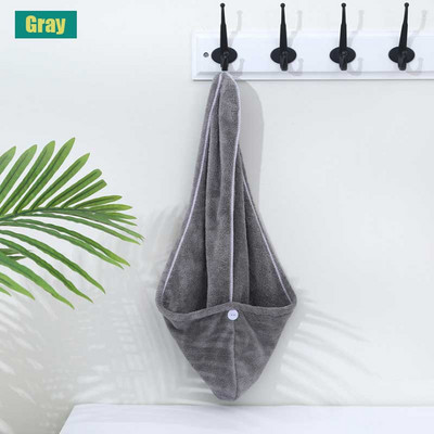 Prosop de păr moale pentru femei, absorbant, cu uscare rapidă, șapcă de duș de baie, catifea de coral, pânză de curățare pentru baie, prosoape, cârpă de spălat din microfibră