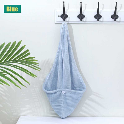 Moteriškas minkštas plaukų rankšluostis, sugeriantis greitai džiūstantis vonios dušo kepuraitė Coral Velvet vonios kambario valymo audinys rankšluosčiai Mikropluošto skalbimo šluostė