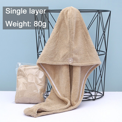 Femei Fata Prosoape Baie Microfibră Cască de duș Prosop Pălării de baie pentru femei Cap uscat pentru păr Uscare rapidă Moale pentru Lady Turban Head