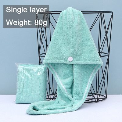 Femei Fata Prosoape Baie Microfibră Cască de duș Prosop Pălării de baie pentru femei Cap uscat pentru păr Uscare rapidă Moale pentru Lady Turban Head