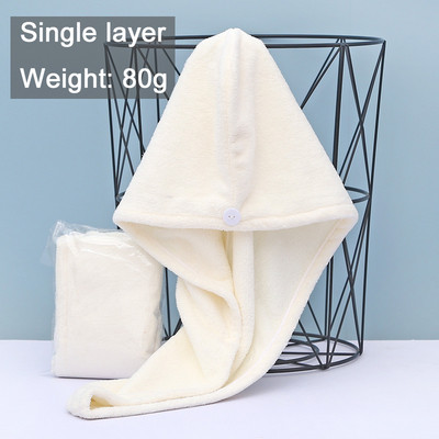 Femei Fata Prosoape Baie Microfibră Cască de duș Prosop Pălării de baie pentru femei Cap uscat pentru păr Uscare rapidă Moale pentru Lady Turban Head