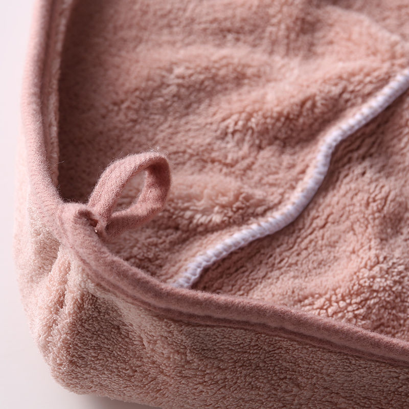 Capac de uscare a parului, floare dulce brodata pentru femei, prosop absorbant de par, drăguț, prosop uscat, pentru femeie, turban, înveliș pentru cap