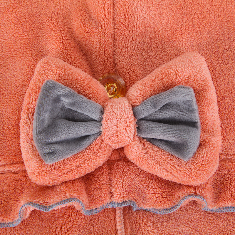 „Bowknot“ vonios kambarys greitai džiūstantis dušo kepuraitė šluostymas plaukų galvutės rankšluosčiu, sausas plaukų dangtelis, stiprus sugeriantis ilgų plaukų sausų plaukų rankšluostis, mikropluoštas