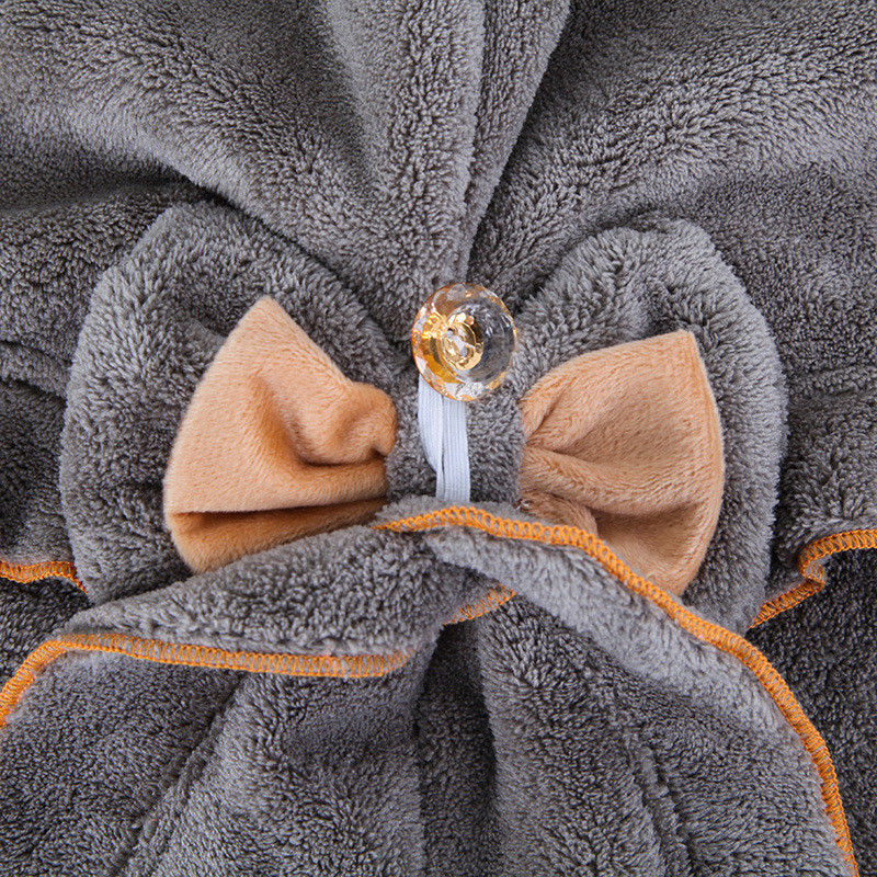 „Bowknot“ vonios kambarys greitai džiūstantis dušo kepuraitė šluostymas plaukų galvutės rankšluosčiu, sausas plaukų dangtelis, stiprus sugeriantis ilgų plaukų sausų plaukų rankšluostis, mikropluoštas