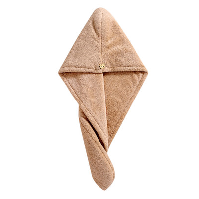 Prosop de păr din microfibră Wrap Turbane de păr pentru păr umed Prosoape de uscare a părului Înveliș pentru cap Cască de duș pentru păr ondulat lung 2022