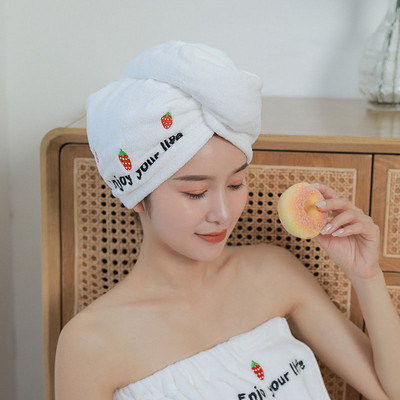 Femei Fata Prosoape baie Prosop din microfibră Prosop de păr cu uscare rapidă Cască de duș magică Turban pentru femeie Haarhanddoek Badstof