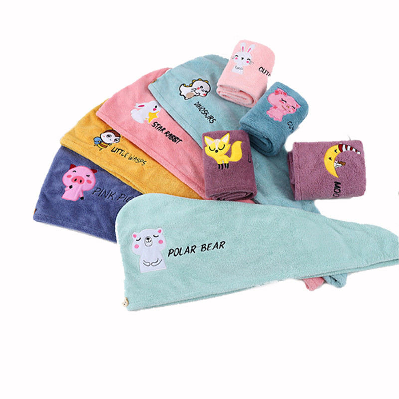 Pentru acasă Femei Fată Prosoape Baie Microfibră Prosop Uscare Rapidă Păr Prosop Magic Duș Cap Lady Turban Cap Wrap