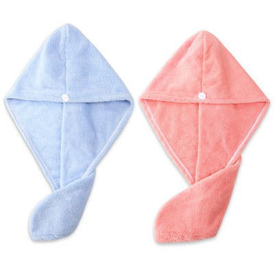 1/2db Mikroszálas törölközősapka zuhany után Gyorsan száradó haj női lányoknak, női szuper nedvszívó törölköző fejpakolás fürdőeszközök