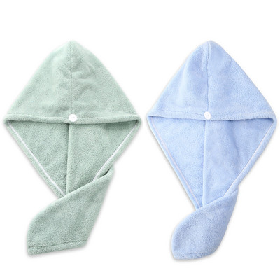 1/2db Mikroszálas törölközősapka zuhany után Gyorsan száradó haj női lányoknak, női szuper nedvszívó törölköző fejpakolás fürdőeszközök