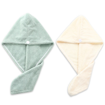 1/2db Mikroszálas törölközősapka zuhany után Gyorsan száradó haj női lányoknak, női szuper nedvszívó törölköző fejpakolás fürdőeszközök