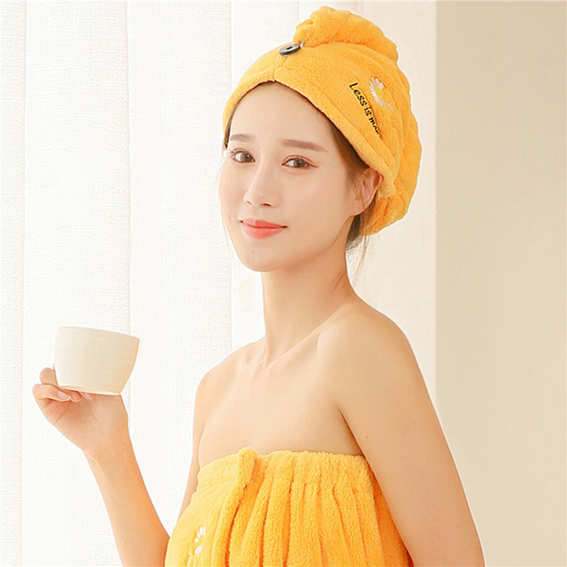 Moteriški mikropluošto rankšluosčiai Plaukų rankšluosčiai Vonios rankšluosčiai suaugusiems Pradžia Kilpiniai rankšluosčiai Vonios Serviette De Douche Turban plaukams džiovinti