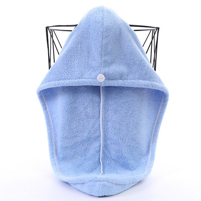 1 db mikroszálas fürdőlepedő Hajszárító Gyorsan száradó női fürdőlepedő puha zuhany nőnek Férfi turbán fejpakolás fürdőeszközök