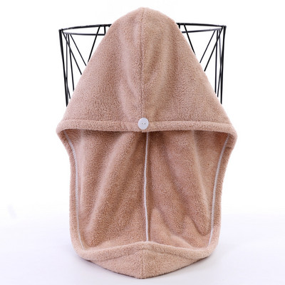 1 db mikroszálas fürdőlepedő Hajszárító Gyorsan száradó női fürdőlepedő puha zuhany nőnek Férfi turbán fejpakolás fürdőeszközök