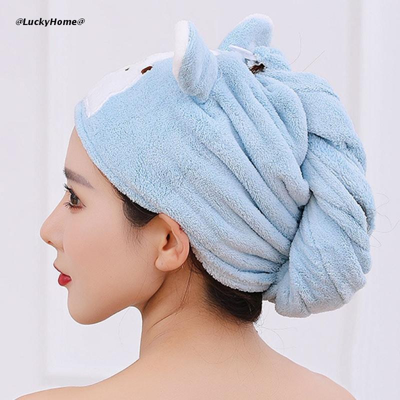 Suha kosa Ručnik za kosu od mikrovlakana Šešir za sušenje duge kose Ručnik za kupanje Brzo sušeći jaki upijajući vodu Alat za ženske ručnike za brisanje kose