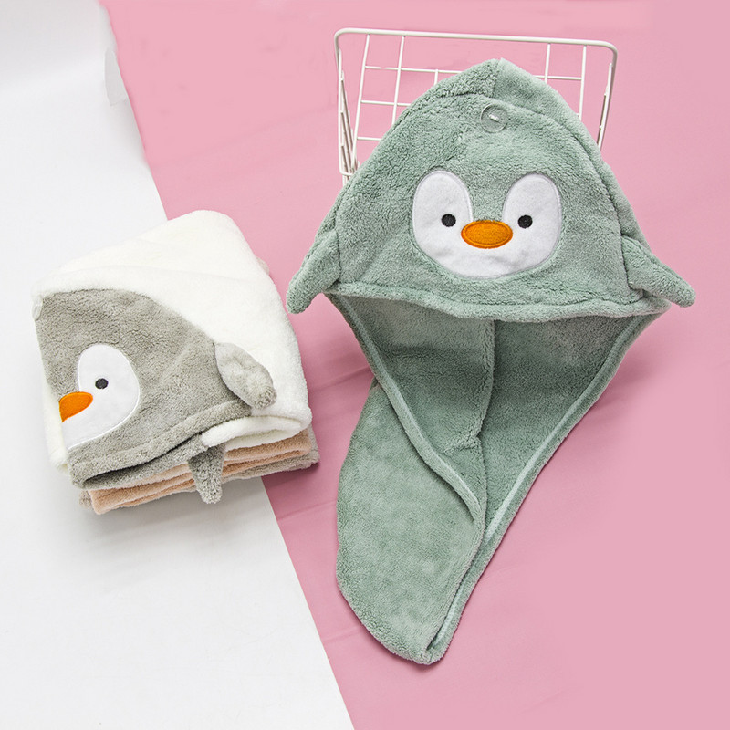 Prosop cu uscare rapidă a părului înfășurare Prosop drăguț din microfibră pentru păr creț Rapid Rapid Cap Baie Turban Cască de duș