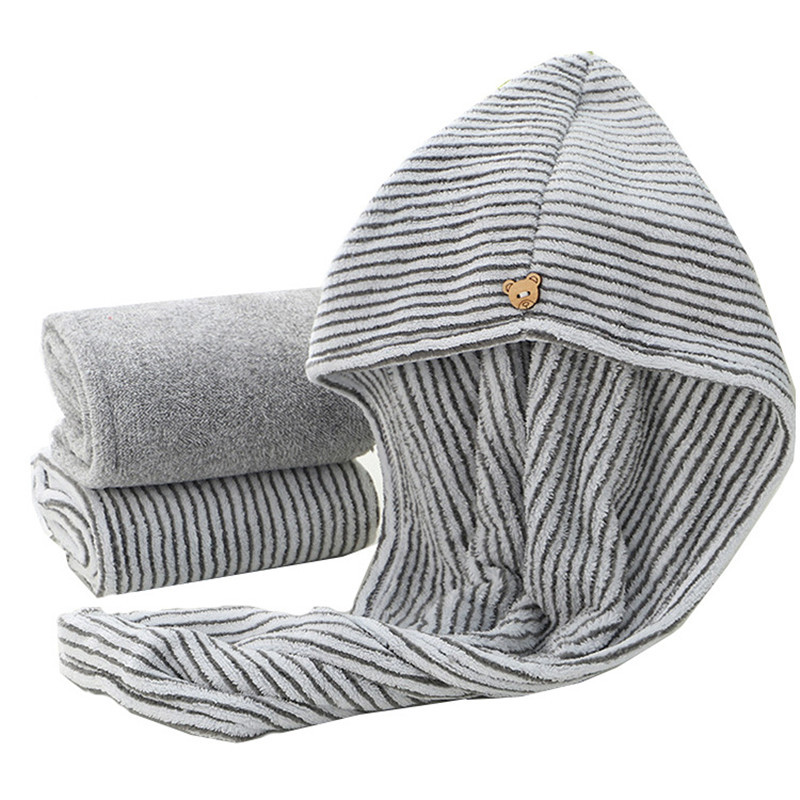 Bambuko anglies pluošto plaukų rankšluostis drėgniems plaukams greitai džiūstantis plaukų rankšluostis super sugeriantis maišelis galvos skara moterims vonios kambario sausiems plaukams kepuraitė