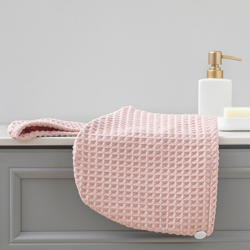 1vnt Magic Mikropluošto Plaukų Greitas Džiovintuvas Vaflinis Rankšluosčių Vonios Kepurė Greitai Sugerianti Dušo Kepurė Turbanas Džiovinamas Moteriški Rankšluosčiai Įrankis Vonios kambarys