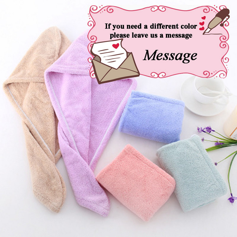 Prosop de păr din microfibră, pentru femei, pentru adulți, absorbant de baie, cu uscare rapidă, baie de acasă, duș mai gros, șapcă lungă și ondulată uscată