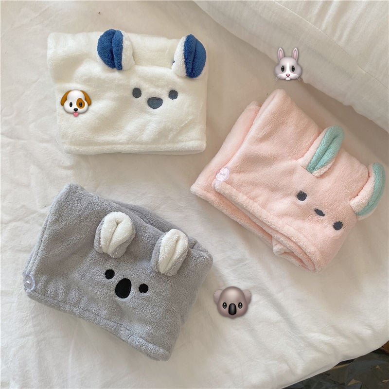 Moteriškos mergaičių Magic mikropluošto dušo kepuraitės rankšluosčių kepuraitės, skirtos sausiems plaukams, greitai džiūstančios, minkštos, skirtos panelei turbano galvutei