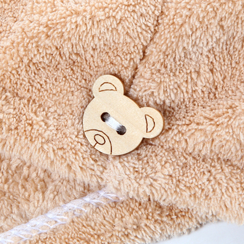 Baie pentru femei, super absorbant, cu uscare rapidă, prosop de baie din microfibră mai groasă, șapcă uscată pentru păr Prosop de salon, prosop de păr cu uscare rapidă