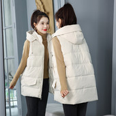 Moteriškos liemenės švarus modelis su užtrauktuku