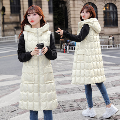 Moteriška ilga liemenė su kišene