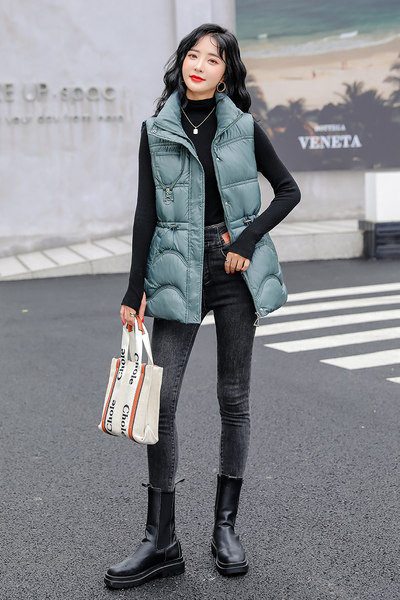 Vesta casual dama model lat cu buzunar