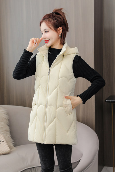 Vestă de damă lungime medie