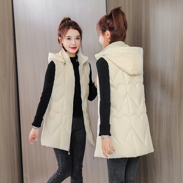 Vestă de damă lungime medie