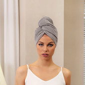 Női hajszárító sapka Gyorsan száradó hajtörölköző sapka fürdősapka mikroszálas tömör törölköző sapka szuper felszívódás turbán hajszárító sapka