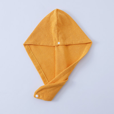 Női hajszárító sapka Gyorsan száradó hajtörölköző sapka fürdősapka mikroszálas tömör törölköző sapka szuper felszívódás turbán hajszárító sapka