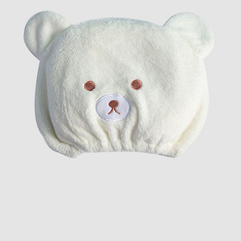 New Care Bears Female Hair Turban Quick Dry Bath Hair Drying Towel Head Wrap Hat Cap Bathing Cute Ears Pattern Хавлии за баня
