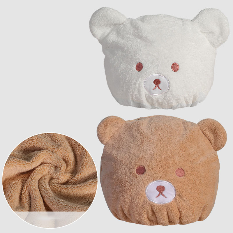 New Care Bears Női Haj Turbán Gyorsan Száraz Fürdő Hajszárító Törölköző Fejtekerés Kalap sapka Fürdős Aranyos Fülek Mintás Fürdőszoba törölközők