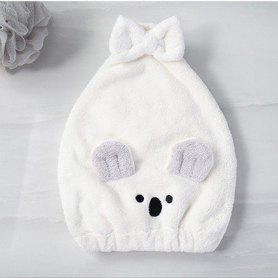 YADA Cartoon Koala Baie Magic Microfibră Păr Rapid Prosop pentru Adulti Femei Prosoape Bai Wrap Pălărie Quick Cap Turban Dry TW200004
