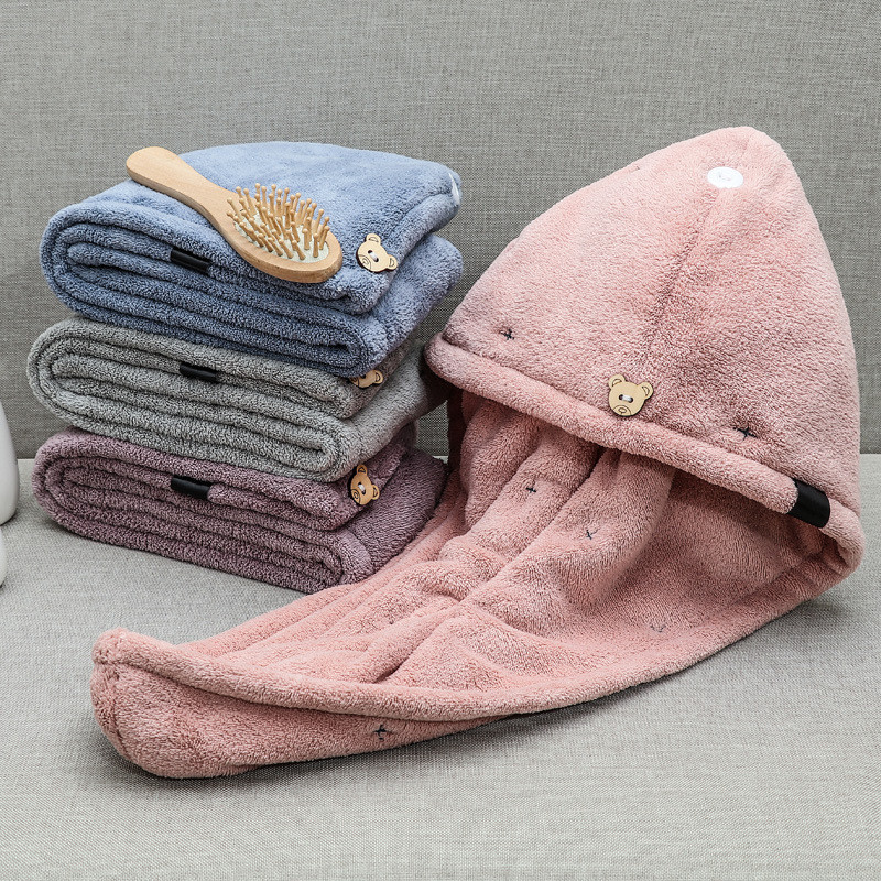 Giantex Moteriški rankšluosčiai Vonios mikropluošto rankšluosčiai Greitai džiūstantys plaukų rankšluosčiai Vonios rankšluosčiai suaugusiems toallas microfibra toalha de banho