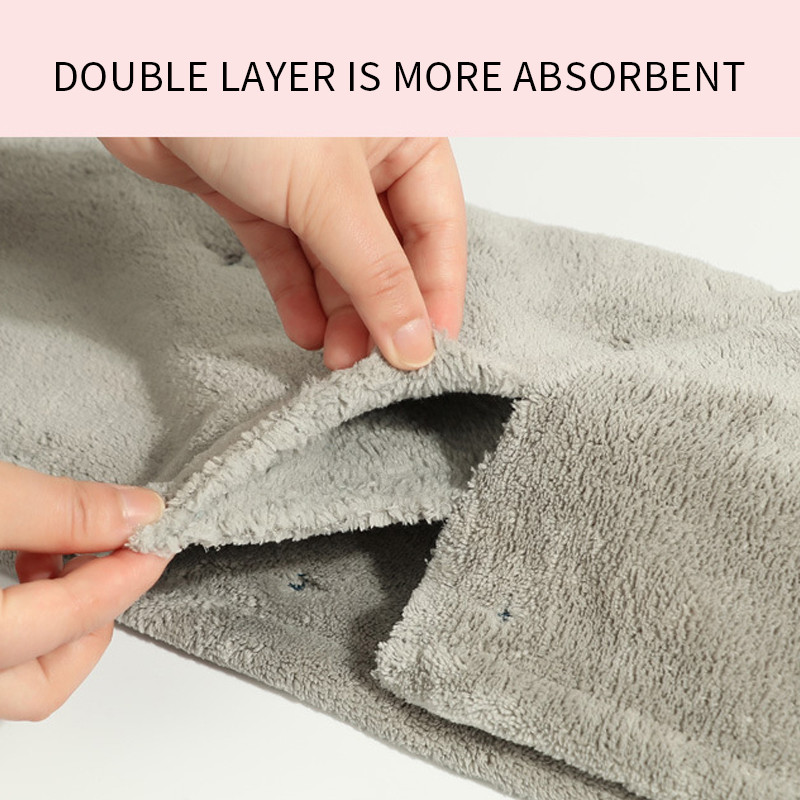 Giantex Moteriški rankšluosčiai Vonios mikropluošto rankšluosčiai Greitai džiūstantys plaukų rankšluosčiai Vonios rankšluosčiai suaugusiems toallas microfibra toalha de banho