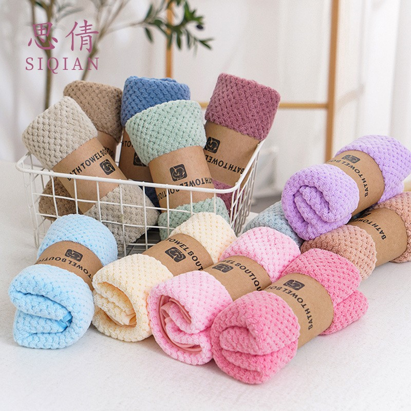 Microfibră 35X75CM Prosop uscat pentru păr Salon de coafură Frizerie Salon de înfrumusețare Prosop Baotou Special Prosop pentru baie de aburi Prosoape absorbante