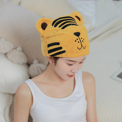 Animale din desene animate Copii Adulți Căciulă de păr moale Lână de coral Drăguț Miraculous Microfibră Prosop absorbant cu uscare rapidă pentru baie