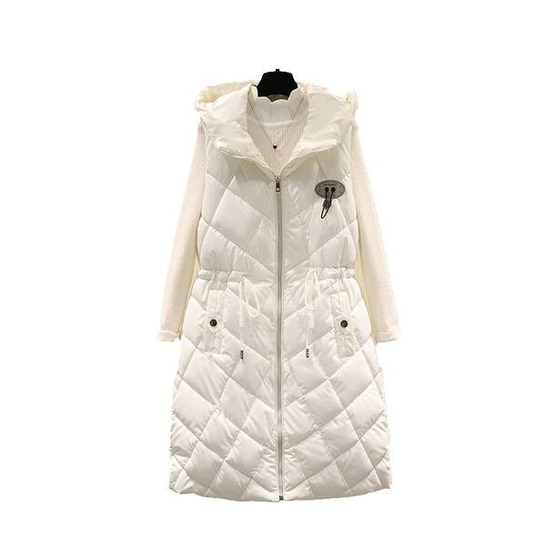 Naujo modelio moteriška vidutinio ilgio liemenė su kišene