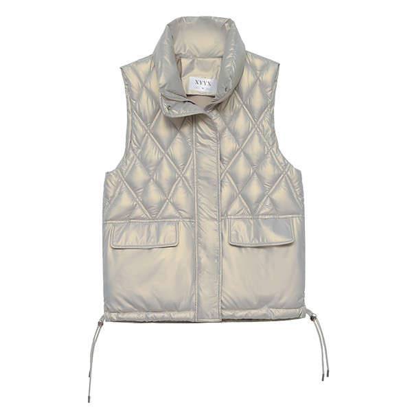 Moteriška liemenė kasdieniam gyvenimui aukšta apykakle