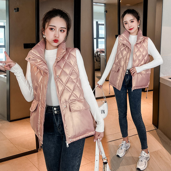 Moteriška liemenė kasdieniam gyvenimui aukšta apykakle