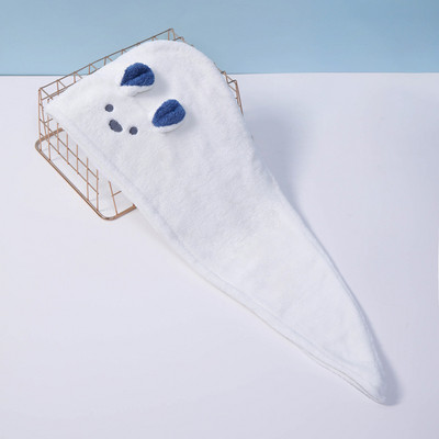 Moterų mergaičių plaukų džiovintuvas rankšluosčių dušo kepurė Mikropluošto minkšta švelni vilna, greitai džiūstantys plaukai Super Absorption Turban Magic Hair Dry Dry Cap