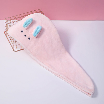 Moterų mergaičių plaukų džiovintuvas rankšluosčių dušo kepurė Mikropluošto minkšta švelni vilna, greitai džiūstantys plaukai Super Absorption Turban Magic Hair Dry Dry Cap