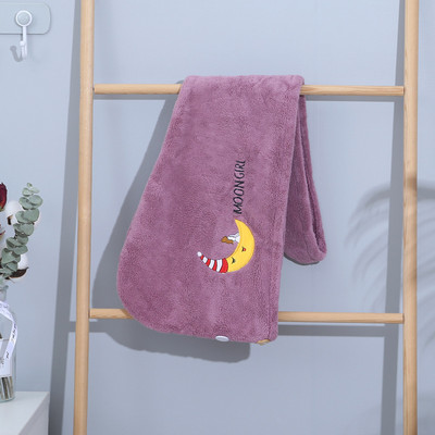 Για το σπίτι Γυναικείες Πετσέτες για κορίτσια Πετσέτα μπάνιου από μικροΐνες Γρήγορο στέγνωμα μαλλιών Πετσέτα Μαγικό καπάκι ντους Lady Turban Head Wrap