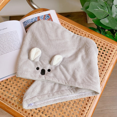 W&G női száraz hajsapka finom gyapjú aranyos nyuszi maci törölközők Korea nedvszívó puha aranyos hajtörölköző sampon zuhanysapka száraz hajtörölköző
