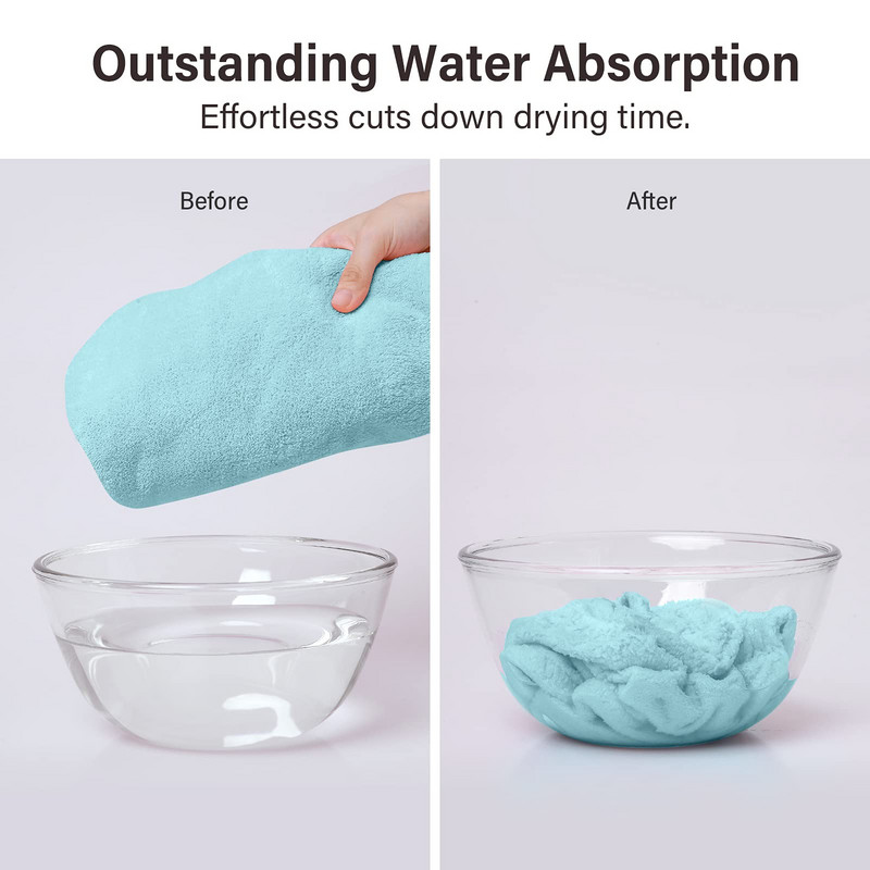 Prosop de păr Wrap Femei Baie Plajă Cască de duș Portabil Călătorie Îngroșare Lady Uscare rapidă 2/1 buc Turban Cap Culoare Solidă Cadou prietenă