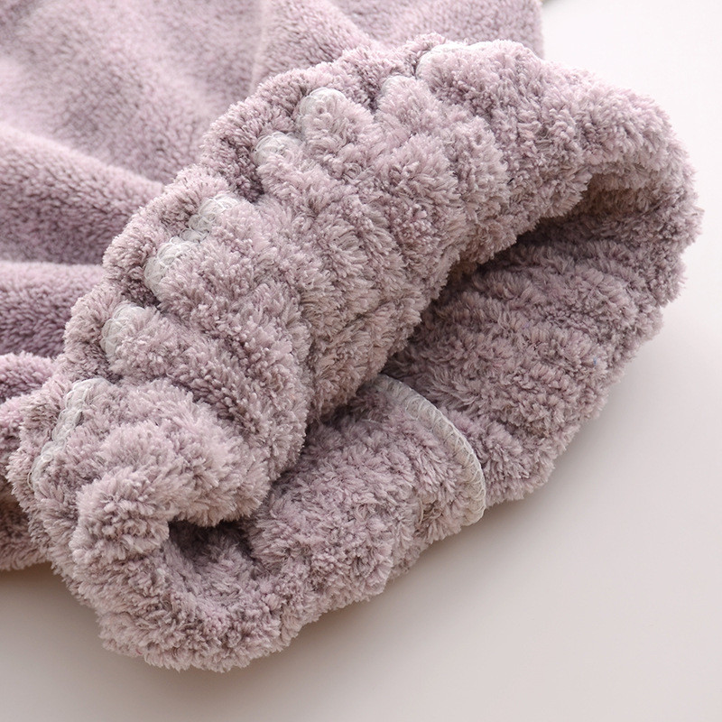 Fibră de cărbune de bambus, cu uscare rapidă, absorbantă, pălărie pentru uscare a părului, pentru casă, cu fundă, pălărie prințesă, ambalaj cadou, prosoape pentru cap Bt21